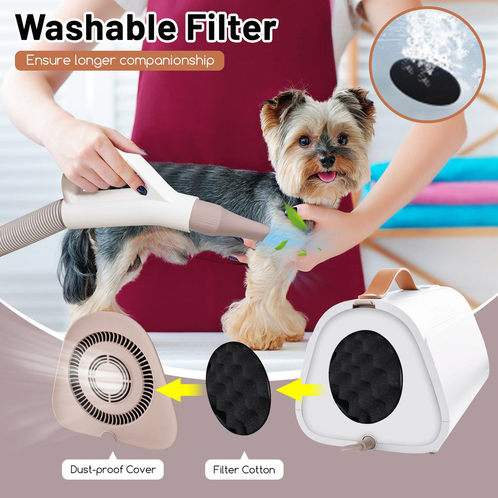 Dog Cat Hair Blower with Negative Ion Function easy to use