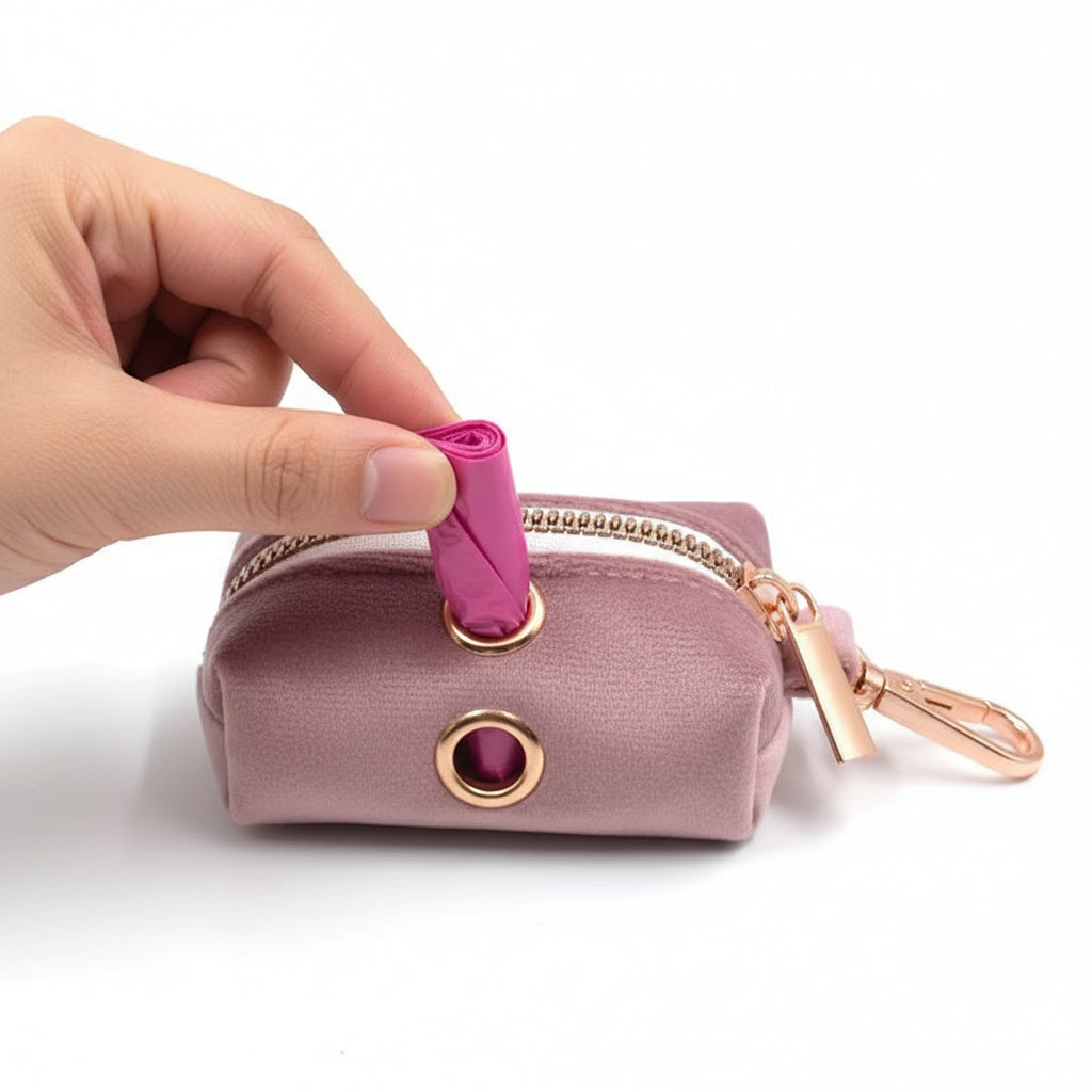 Pink Dog Harness for Girl Dogs Cute Dog Collar with Removable Bowtie 5Pcs Pet Traction Set Dog Harness Bow Collar Leash Poop Bag